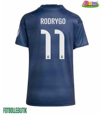 Real Madrid Rodrygo Goes #11 Bortatröja Kvinnor 2025-26 Kortärmad